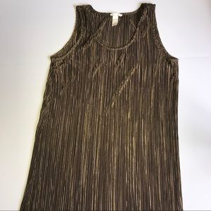 H&M pleated sleeveless dress